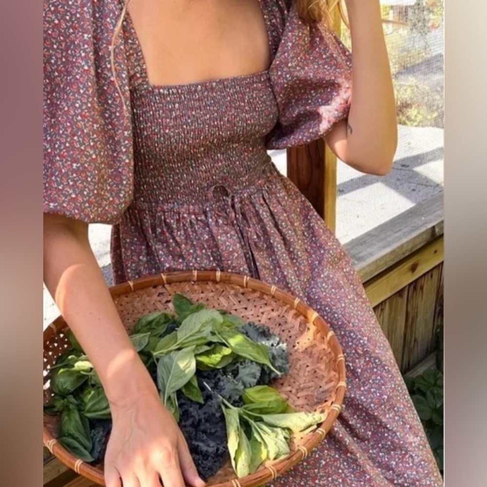 Christy Dawn Katrina Dress in bluestone harvest XS